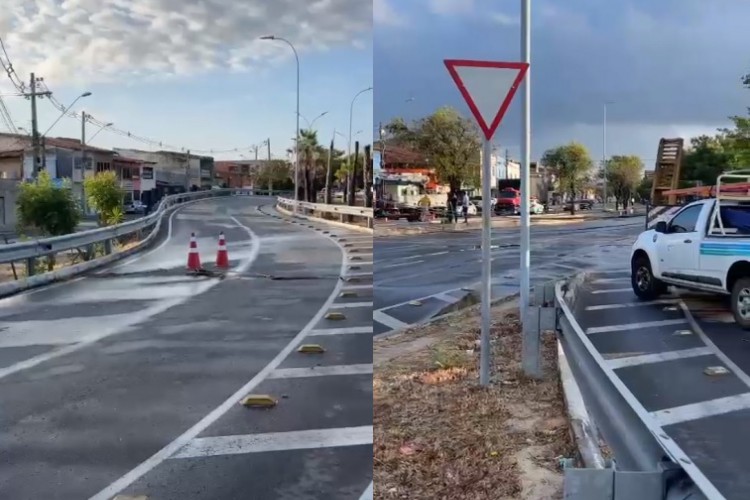 Bloqueio da PRF teve início por volta das 6h30min