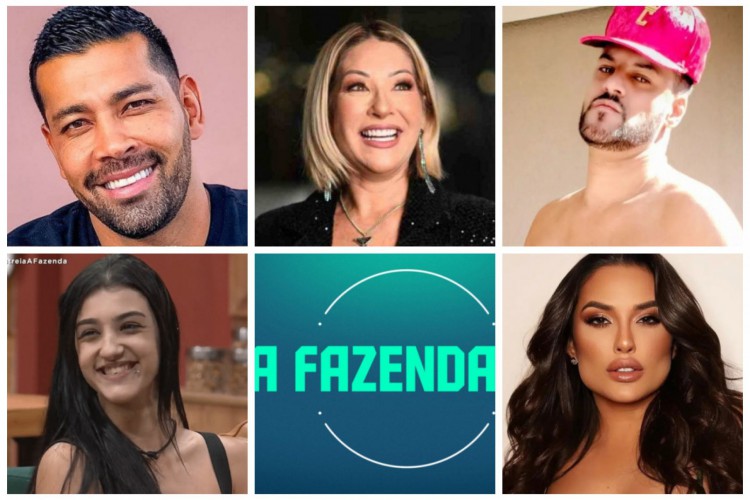 André Santos, Bia Miranda, Claudia Baronesa, MC Créu e Suzi Sassaki disputam vaga na enquete do paiol de A Fazenda 2022; vote em quem você quer ver entrar