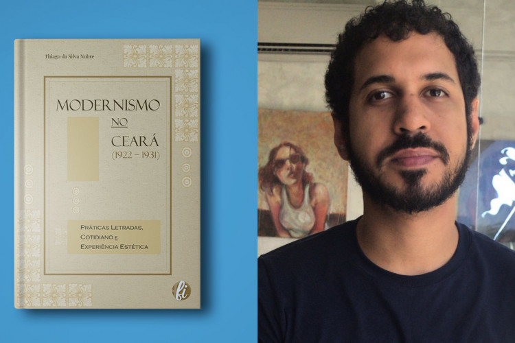 O professor Thiago Nobre estuda o Modernismo Cearense desde a graduação em História, em 2010