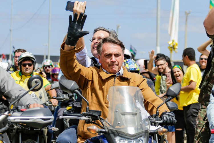 Bolsonaro em motociata