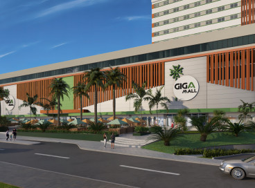 O Shopping Giga Mall está localizado no coração de Messejana, próximo à Igreja Matriz, com fácil acesso pela BR-116, BR-222 e CE-040 