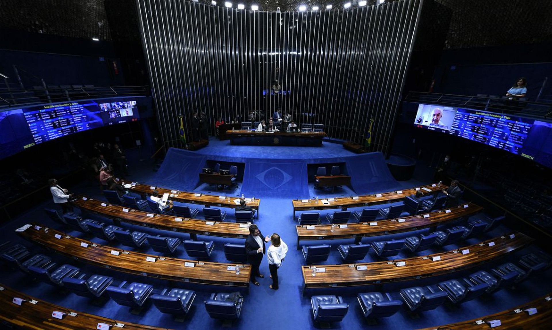 Senado: sessão deliberativa foi cancelada pela presidência (Foto: Edilson Rodrigues/Agência Senado) (Foto: Edilson Rodrigues)