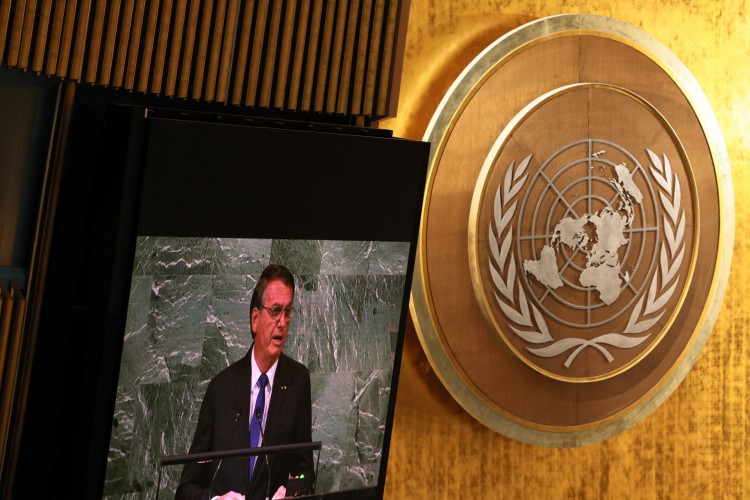 Bolsonaro discursa durante Assembleia Geral da ONU