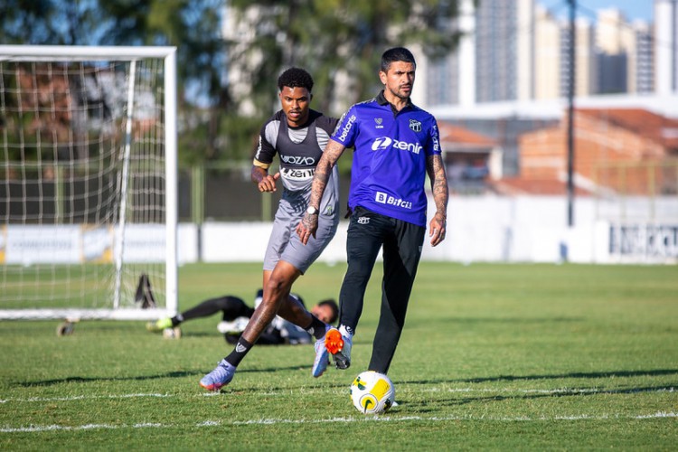 Lucho González dá início a preparação do Ceará para enfrentar o Coritiba nesta quarta-feira, 21