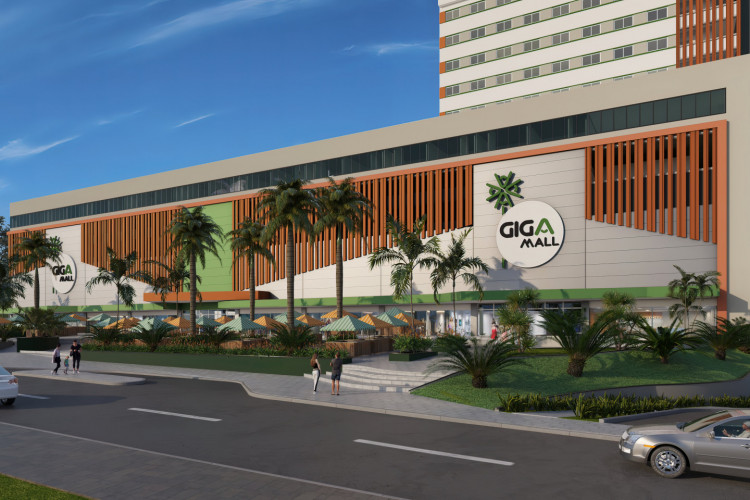 O Shopping Giga Mall está localizado no coração de Messejana, próximo à Igreja Matriz, com fácil acesso pela BR-116, BR-222 e CE-040