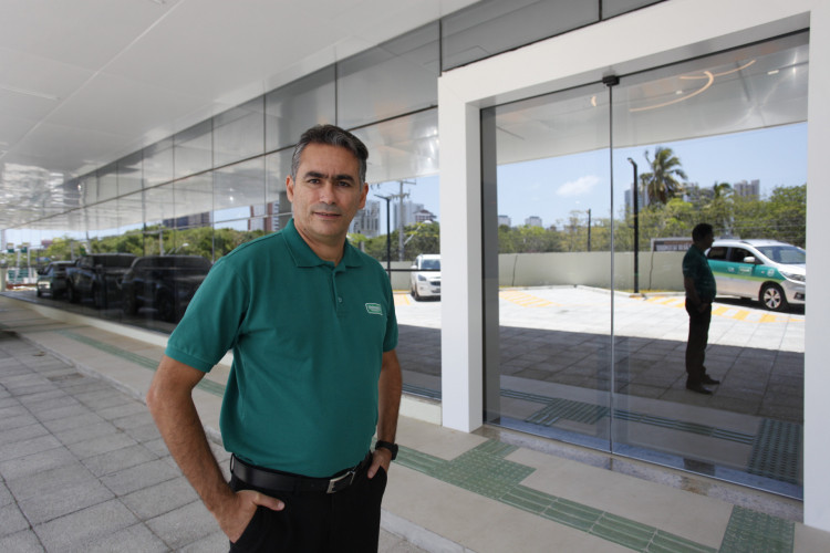 FORTALEZA CE, BRASIL, 22.09.2022: Dr. Marcos Aragão, presidente da Unimed Fortaleza. Novo hospital pediátrico da Unimed.(Foto: FÁBIO LIMA)