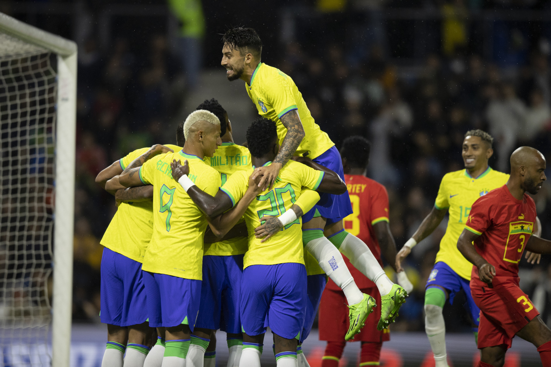 Seleção não teve dificuldade diante dos africanos (Foto: Lucas Figueiredo/CBF)