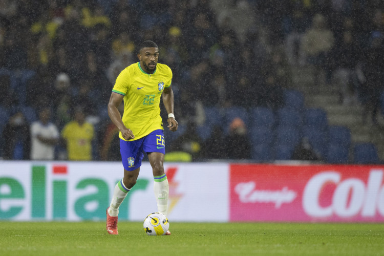 Zagueiro Bremer estreando com a camisa da seleção brasileira
