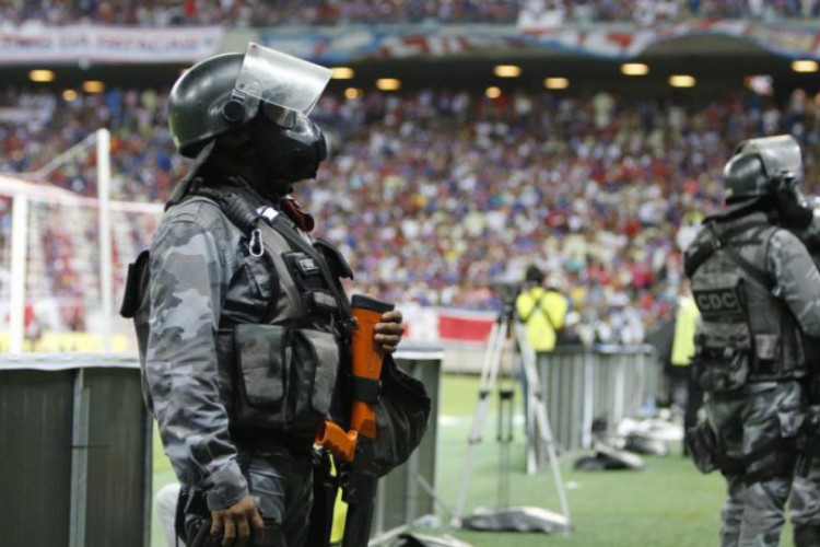 Mais de 400 policiais militares vão atar no evento desta quarta-feira, 28, no Castelão