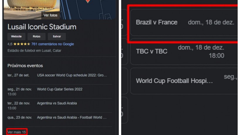 Qual a data da Copa do Mundo de 2022?