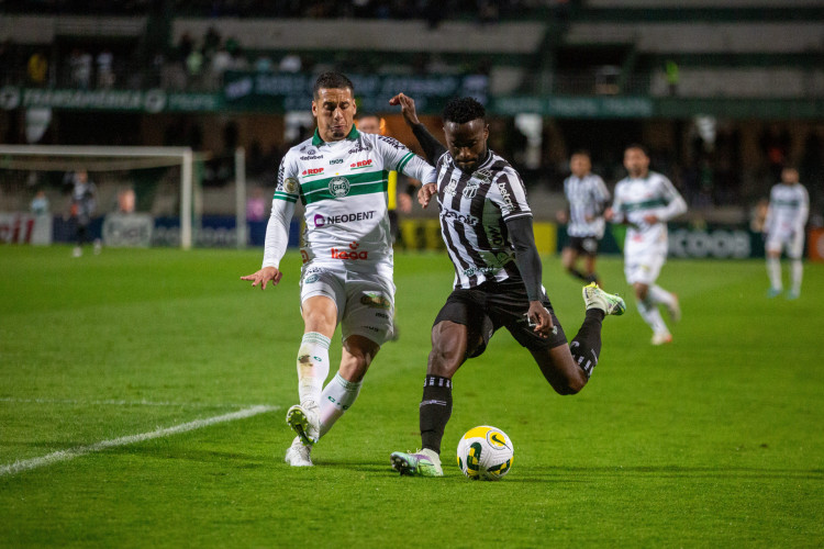 O Ceará foi derrotado por 1 a 0 para o Coritiba, no Couto Pereira 