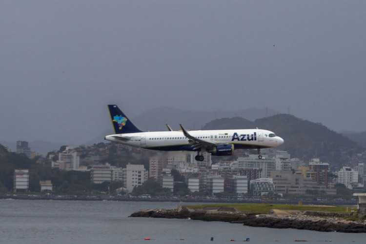 Avião, aviação, Azul, Aeroporto Santos Dumont