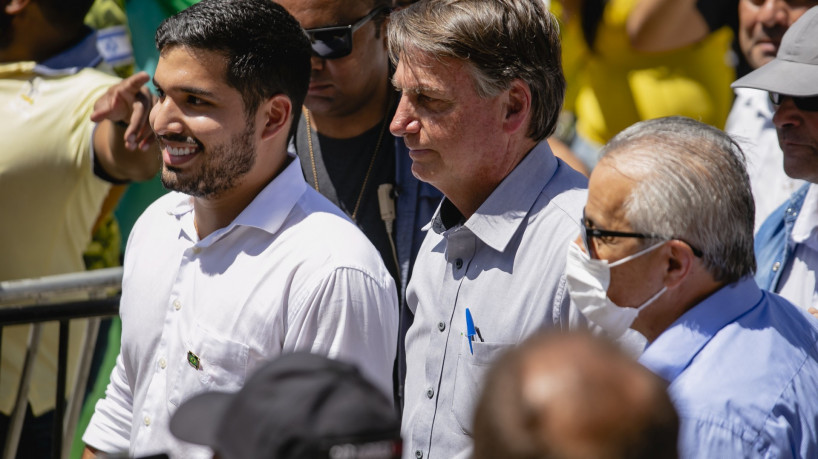 André Fernandes e Bolsonaro