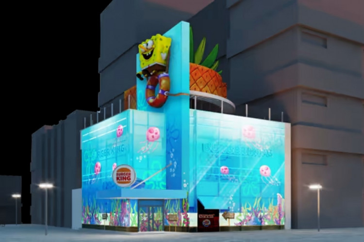 Nova loja do Burger King será temática do Bob Esponja