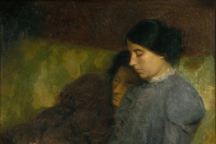 Obra 'Clorose', (1899) do artista Sebastià Junyent 