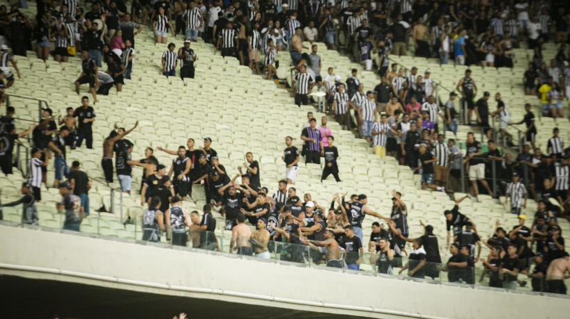 Brasil, Ceará, Fortaleza, 16.10.2022: Ceará x Cuiabá, Arena Castelão pelo Campeonato Brasilei...