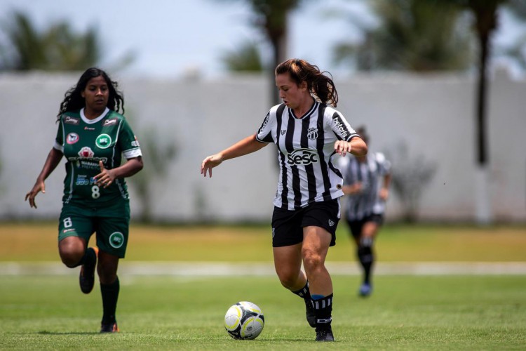 Ceará goleou o Maranguape por 9 a 0 neste domingo, 22, pelo Campeonato Cearense Feminino
