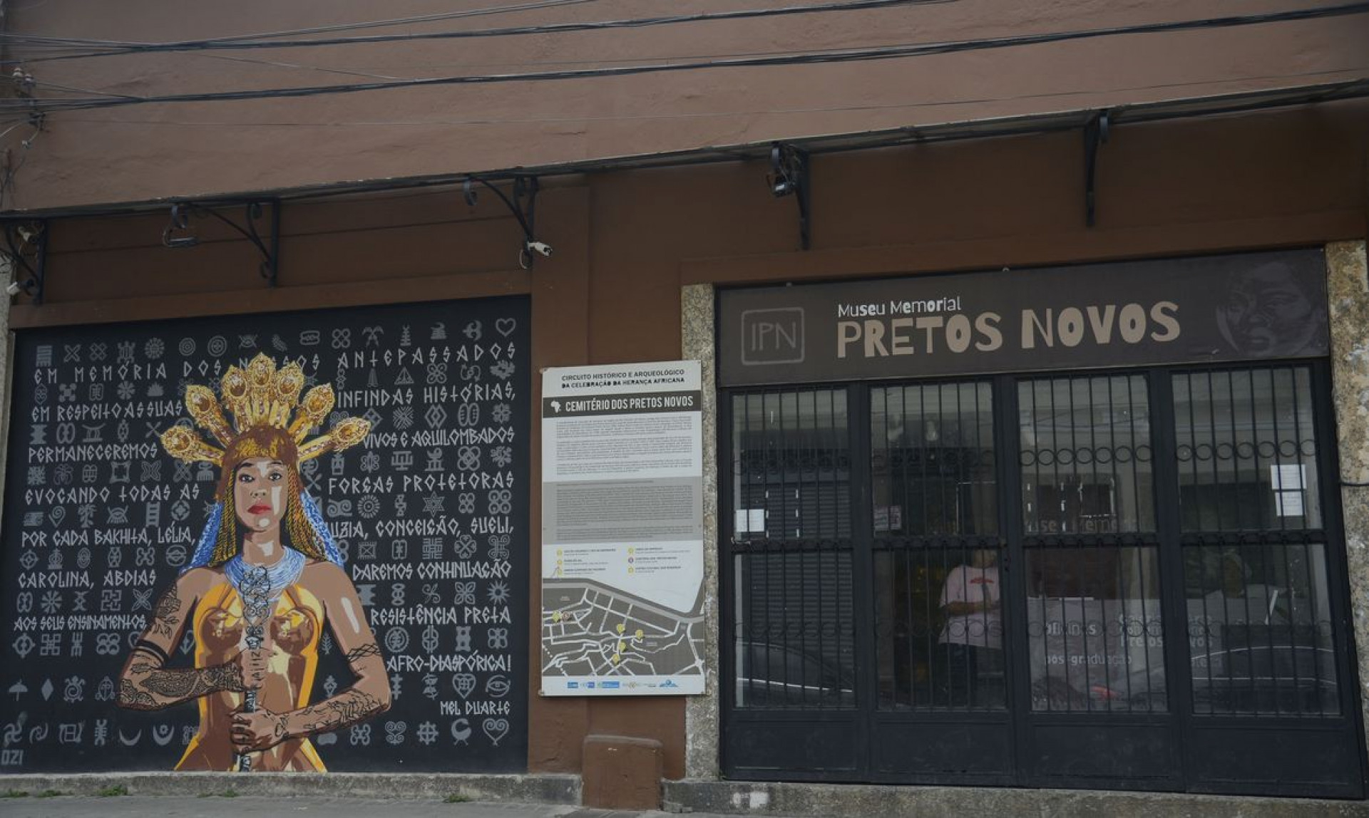 ￼Fachada do Instituto de Pesquisa e Memória Pretos Novos (IPN) (Foto: Tomaz Silva/Agência Brasil)