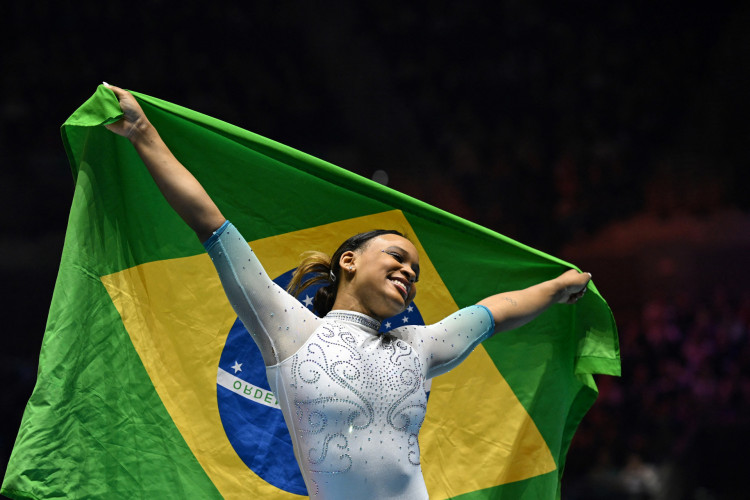 Rebeca, vice-campeã olímpica na mesma categoria em Tóquio