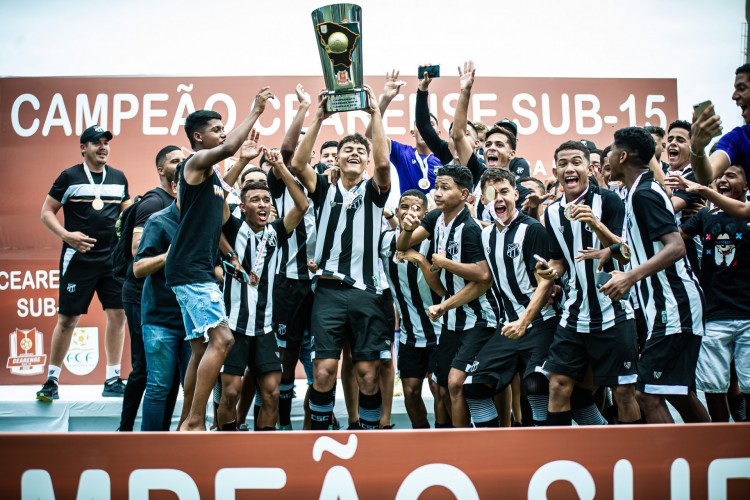 Ceará foi campeão do Cearense Sub-15 neste sábado, 12. 