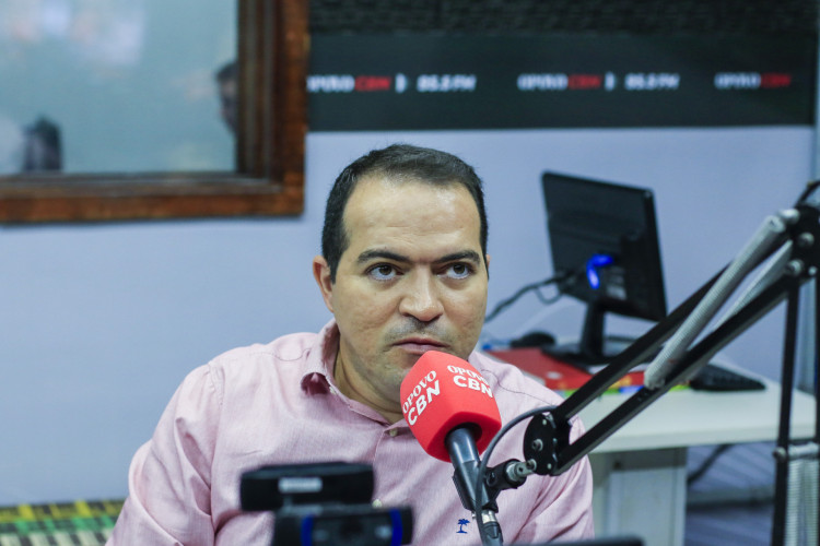 FORTALEZA, CE, BRASIL, 16.11.2022: Presidente do Fortaleza, Marcelo Paz, participou do programa Esportes do Povo na rádio CBN (Foto: Thais Mesquita/OPOVO)































































































