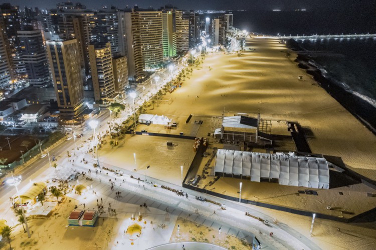 Aterro da Praia de Iracema terá dois dias de programação no Réveillon 2023