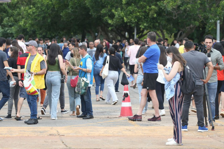 Abertura dos portões, segunda etapa do Exame Nacional do Ensino Médio (Enem) 2022. 