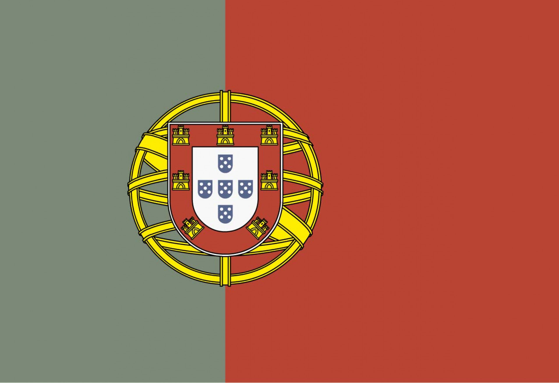 Brasão da bandeira portuguesa (Foto: PORTUGAL)