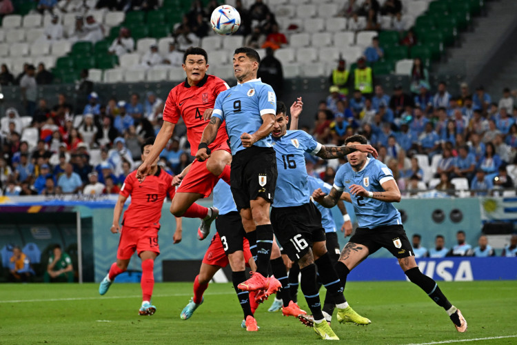 Uruguai e Coreia do Sul em jogo da Copa do Mundo