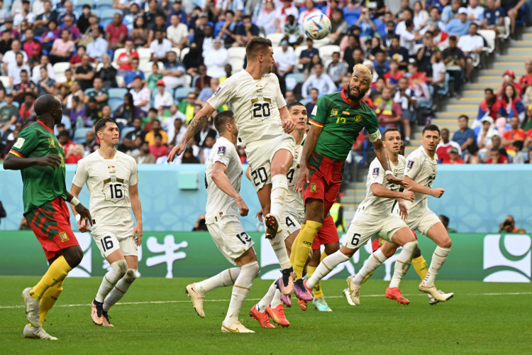 Sérvia e Camarões em jogo da Copa do Mundo do Catar