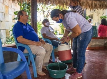 Atividade d grupo Movimento Saúde Mental, no bairro Bom Jardim  