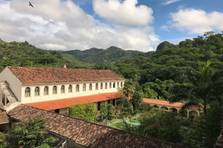 Mosteiro dos Jesuítas, em Baturité, uma das cidades que registrou chuva neste sábado, 7