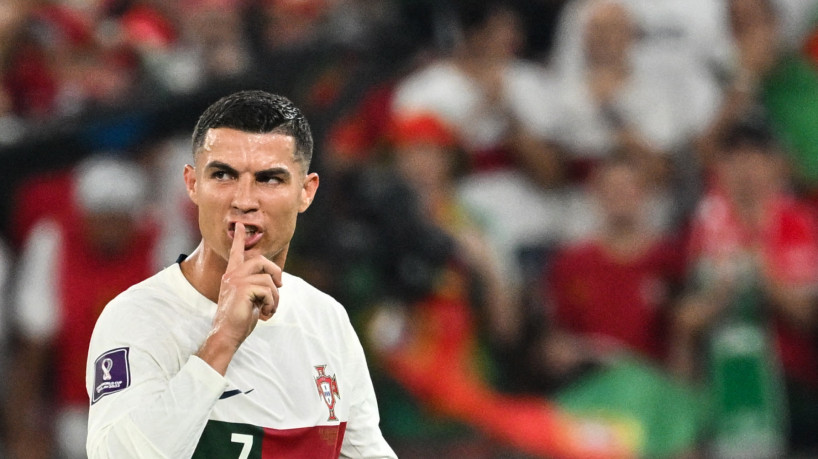 Cristiano Ronaldo durante partida diante da Coreia do Sul, na Copa