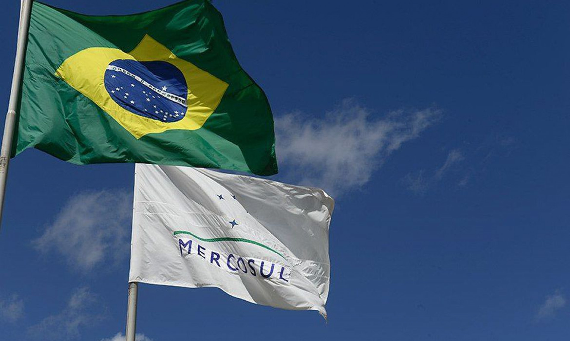 Bandeira do Mercosul (Foto: Marcos Oliveira/Agência Senado)