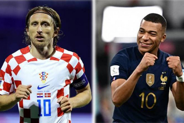 Modric e Mbappé são as referências de Croácia e França 