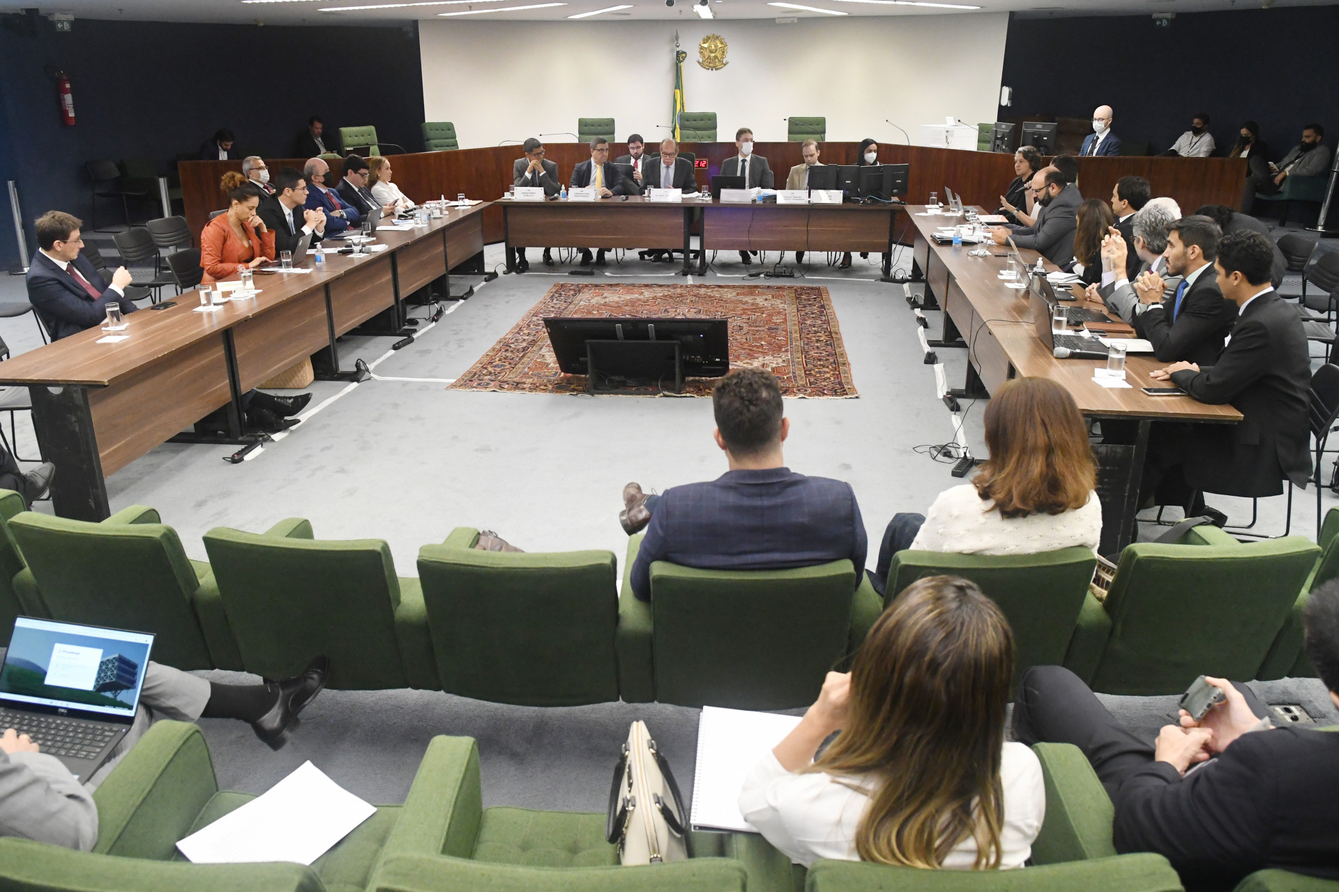 ￼Audiência de conciliação no STF (Foto: CARLOS ALVES MOURA/STF)