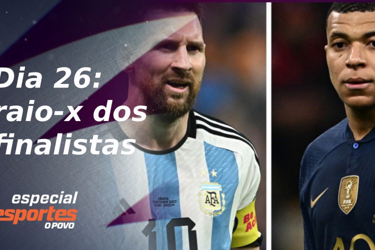 Messi e Mbappé são os protagonistas de Argentina e França na final da Copa do Mundo