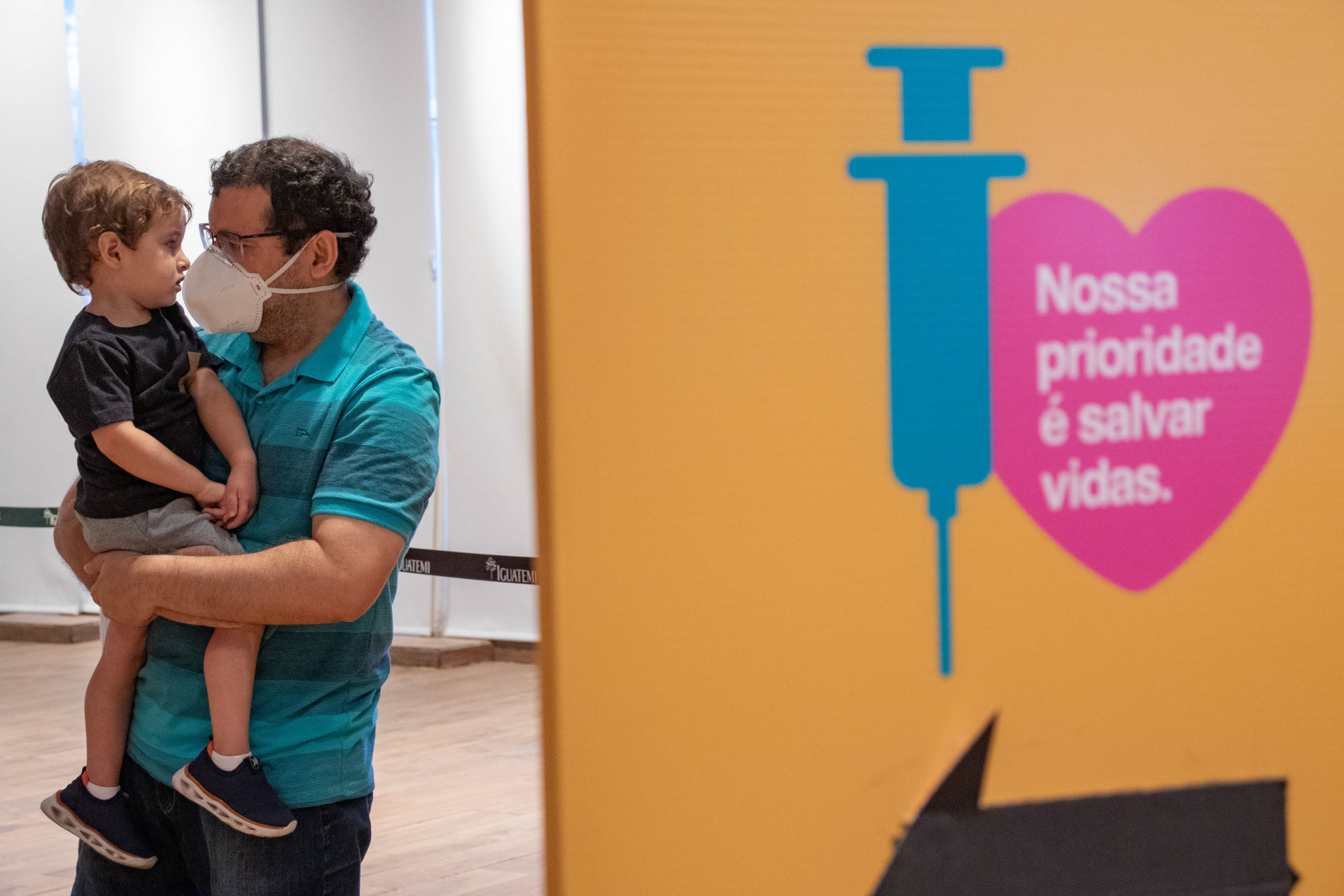 ￼ Children up to 5 years old can start their vaccination schedule from November (Photo: Samuel Setubal)