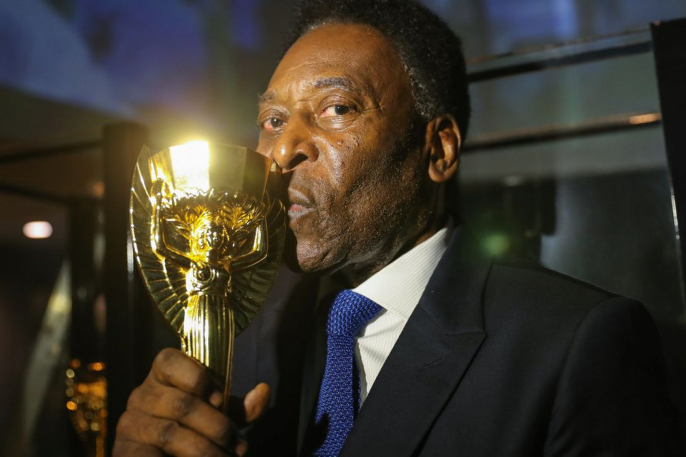 Pelé celebrou o aniversário de 82 anos agradecendo mensagens e homenagens recebidas. (Foto: Ricardo Stucker/CBF)