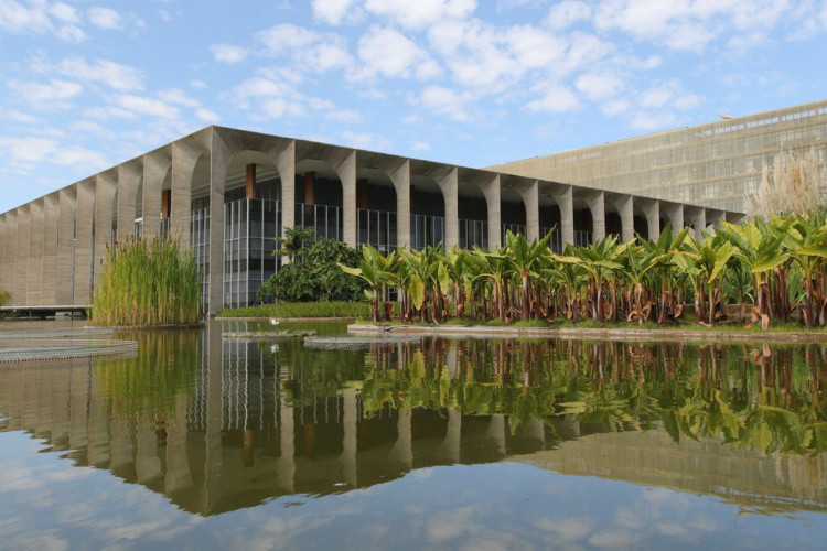 Palácio do Itamaraty na Esplanada dos Ministérios