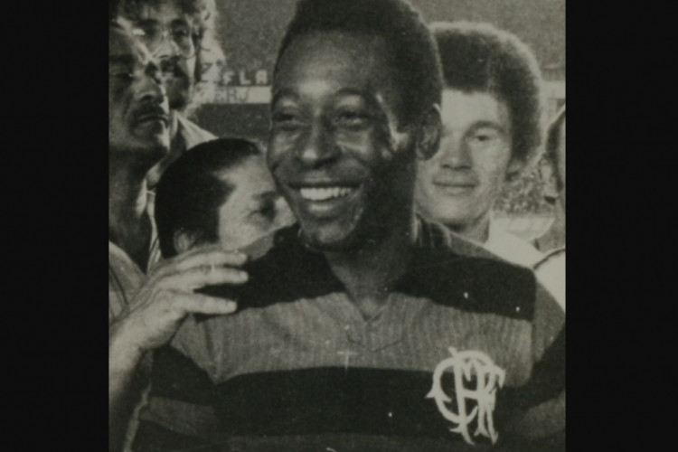 Pelé no Flamengo; Rei do Futebol morreu hoje, 29