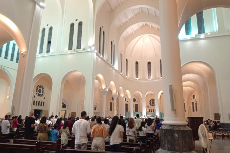 A missa foi celebrada pelo arcebispo de Fortaleza na Catedral Metropolitana