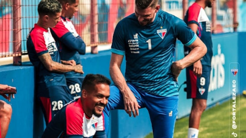 Bruno Pacheco e João Ricardo em treinamento no Pici