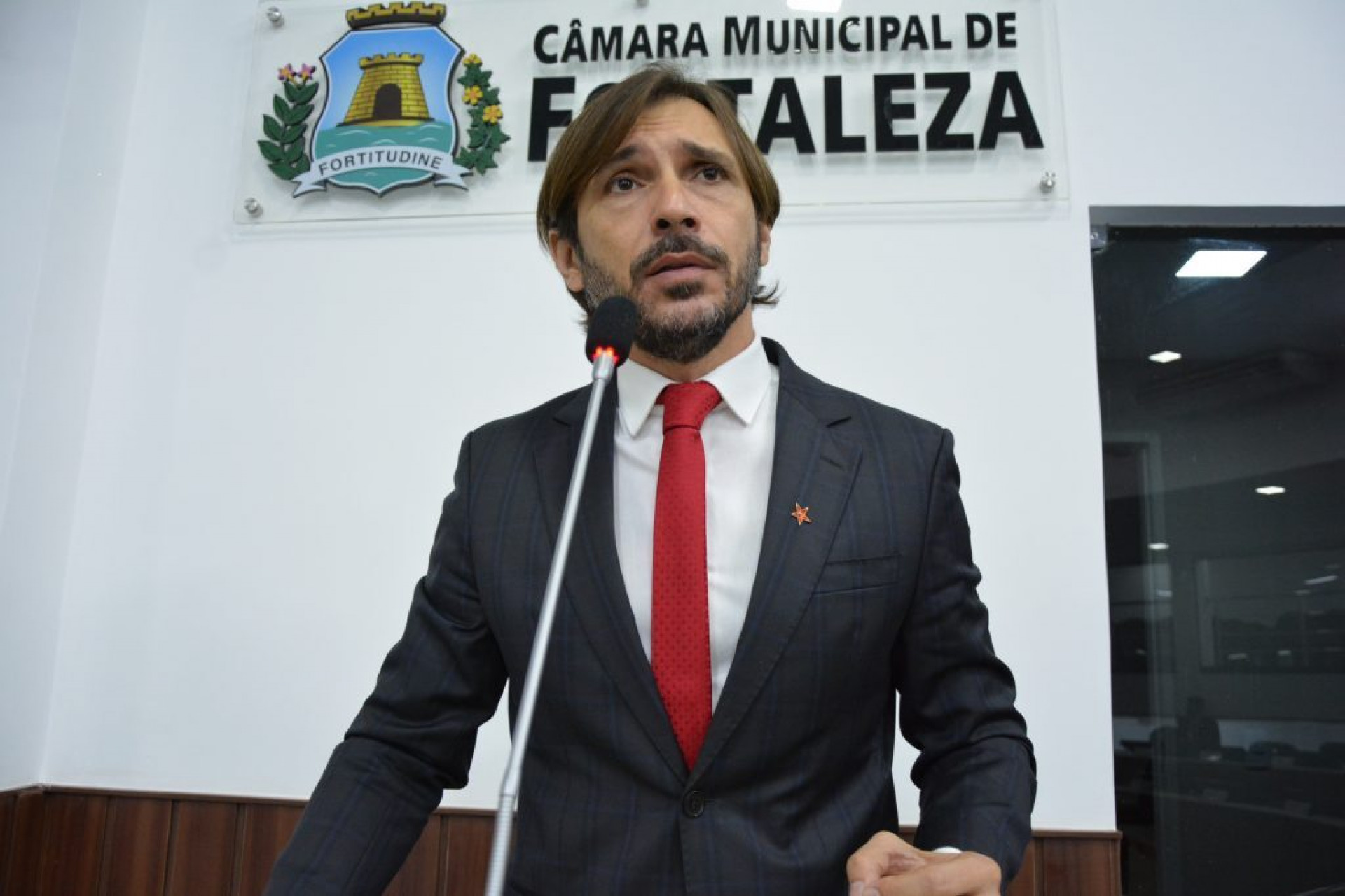 Guilherme Sampaio (PT), presidente do PT de Fortaleza (Foto: Câmara Municipal de Fortaleza/divulgação)