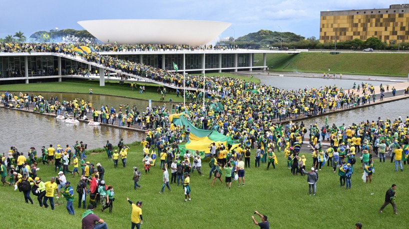 ￼Atos golpistas no 8 de janeiro em Brasília