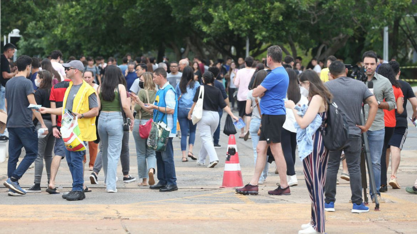 Abertura dos portões, segunda etapa do Exame Nacional do Ensino Médio (Enem) 2022. 