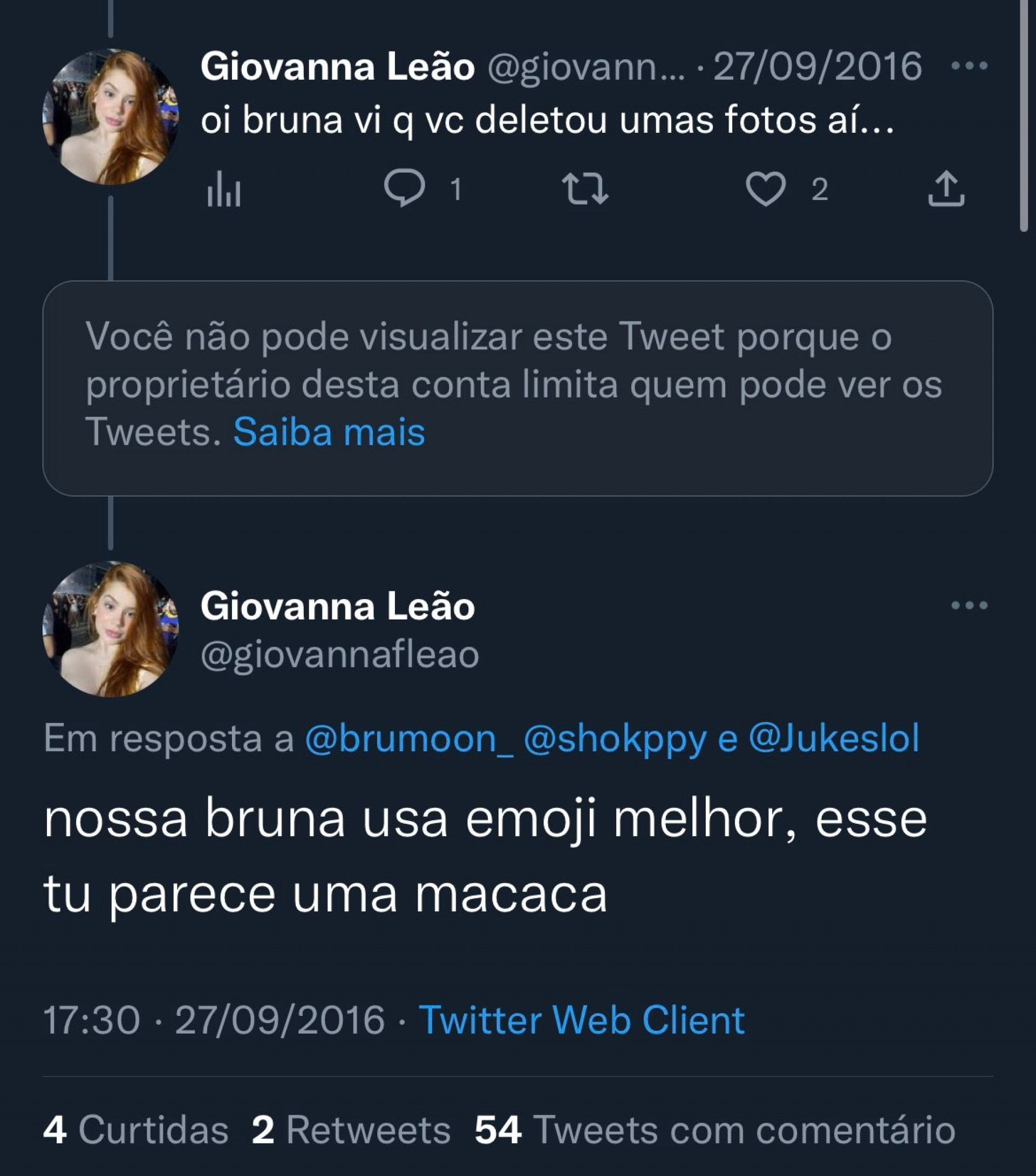 Publicação de Giovanna Leão