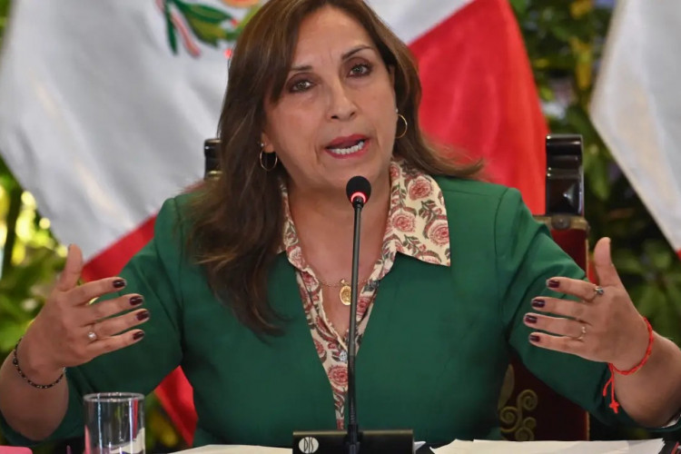 Presidente peruana Dina Boluarte