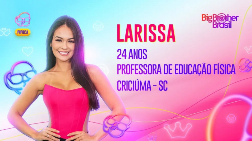 Larissa compõe o grupo Pipoca do BBB 23