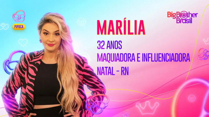 Marília é a participante do Pipoca no BBB 23